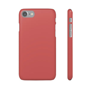 Indian Red iPhone Case (Slim) iPhone 7 Glossy Phone Case