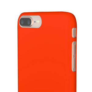 Coquelicot Orange iPhone Case (Slim) Phone Case