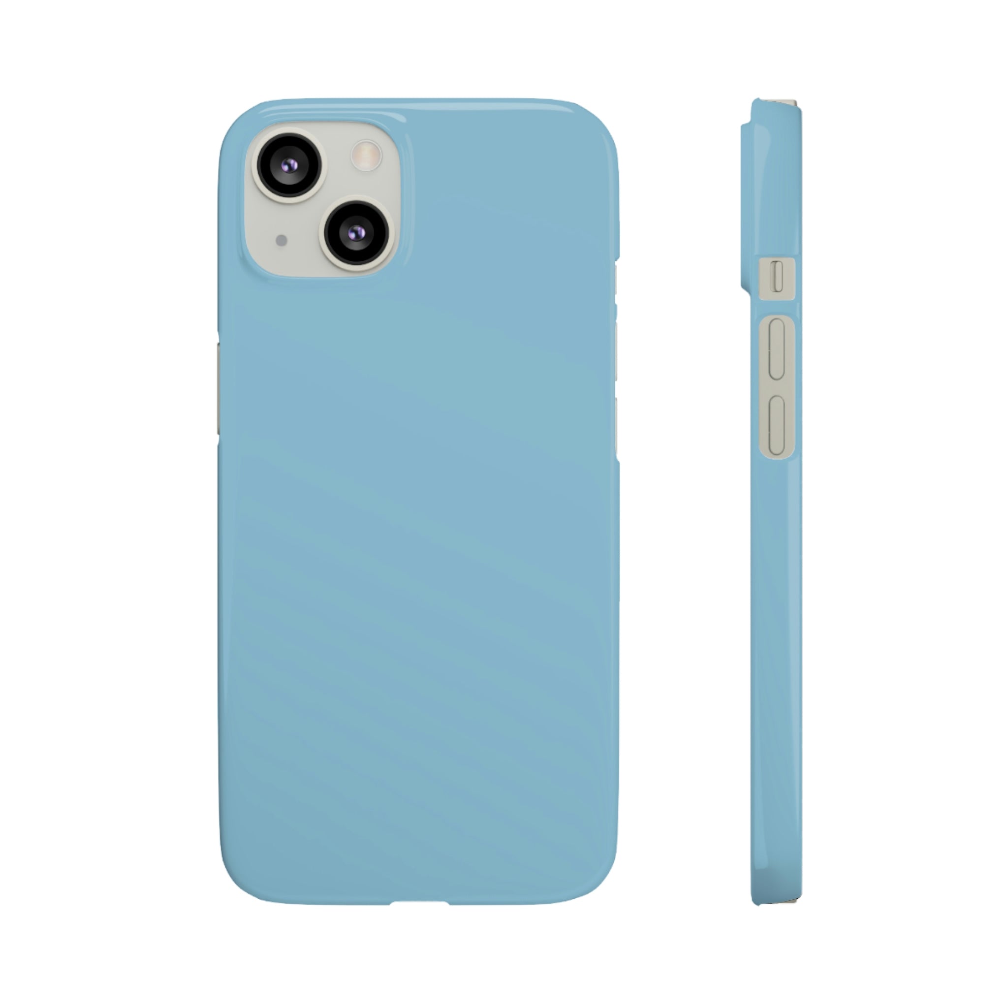 Dark Sky Blue iPhone Case (Slim) iPhone 13 Glossy Phone Case