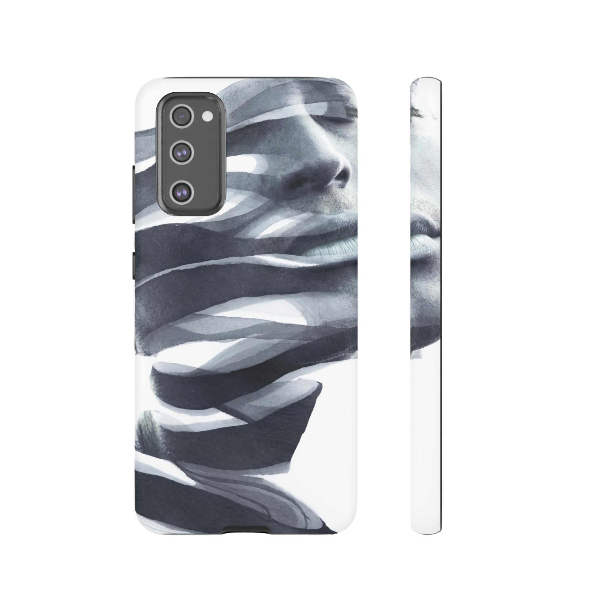 Abstract faec Android Case (Protective) Samsung Galaxy S20 FE Matte Phone Case