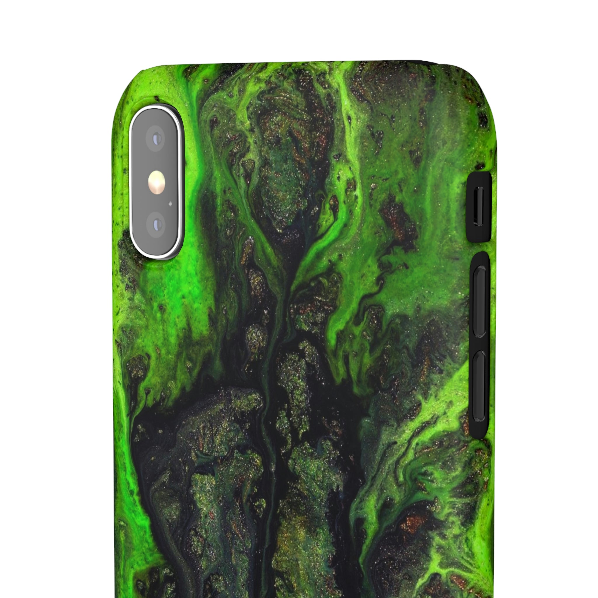 Toxic Ink Art iPhone Case (Slim) Phone Case