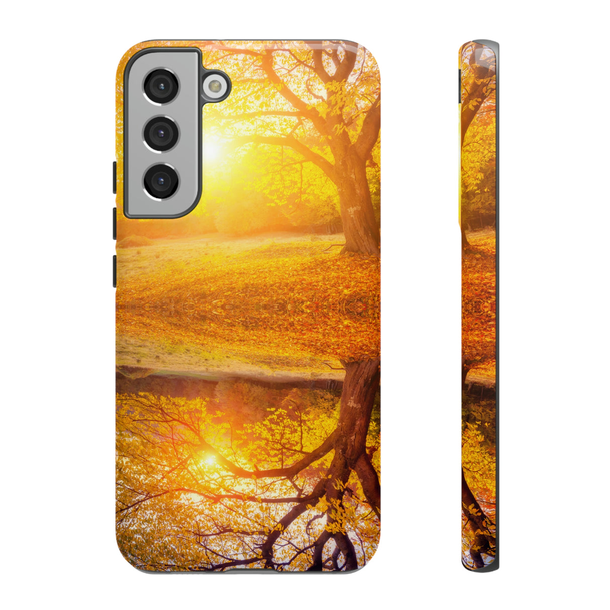 Golden Sundown Android Case (Protective) Samsung Galaxy S22 Plus Glossy Phone Case