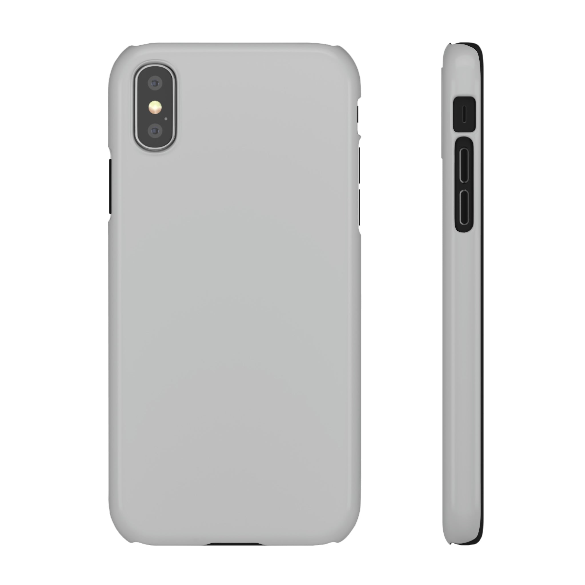 Gray iPhone Case (Slim) iPhone XS Glossy Phone Case