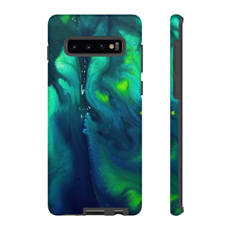 Northen Light Ink Art Android Case (Protective) Samsung Galaxy S10 Plus Matte Phone Case