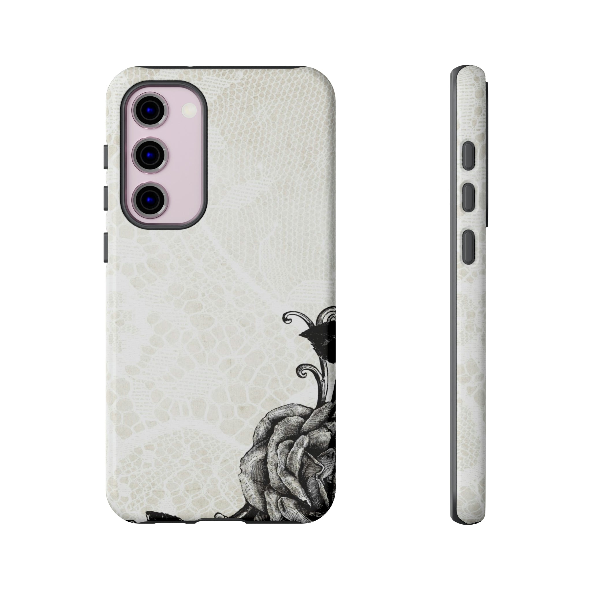 Rosett Gothic Flower Samsung Case (Protective) Samsung Galaxy S23 Plus Glossy Phone Case