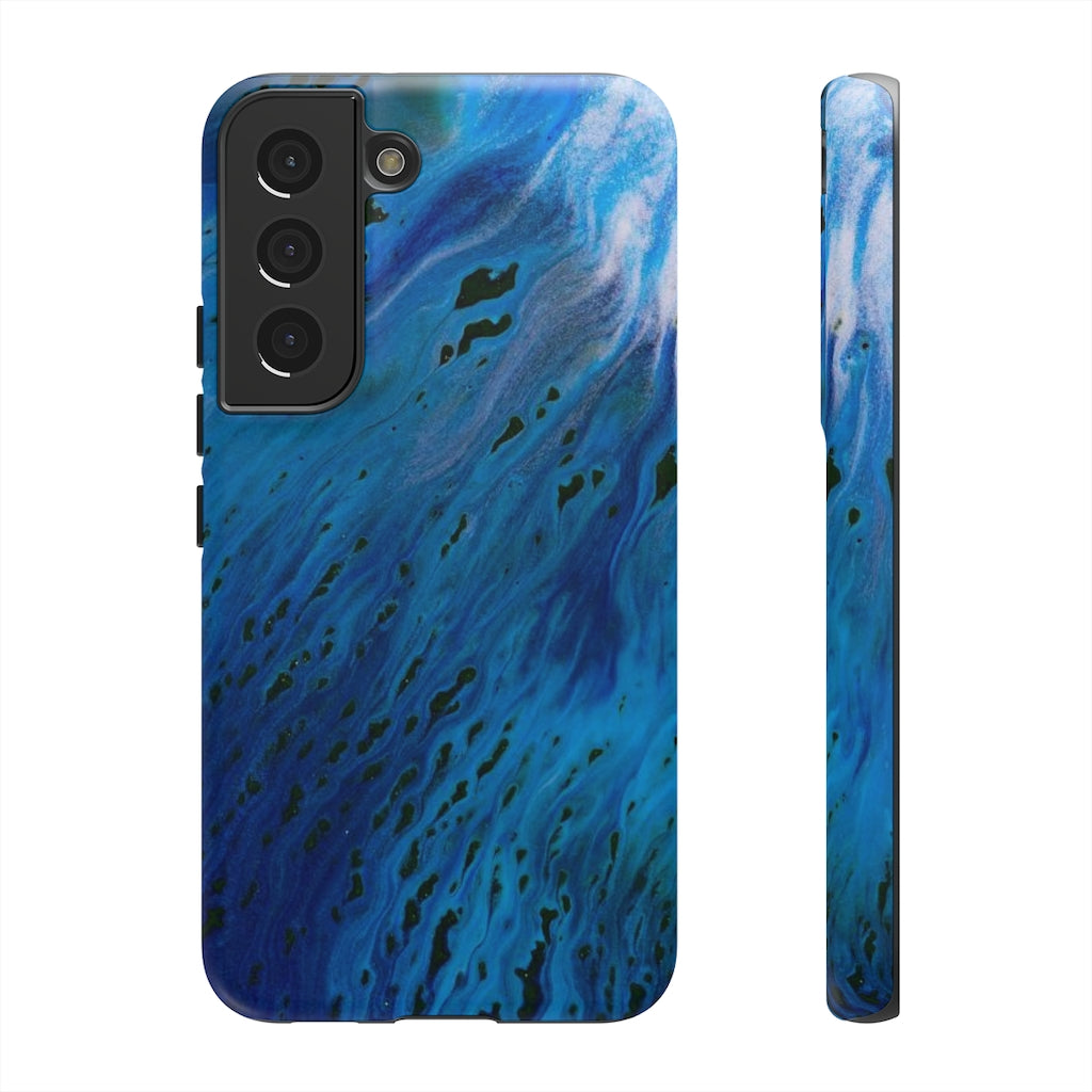 Blue River Ink Art Android Case (Protective) Samsung Galaxy S22 Matte Phone Case