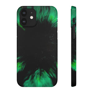 Northen Star Gaze Ink Art iPhone Case (Slim) iPhone 12 Glossy Phone Case