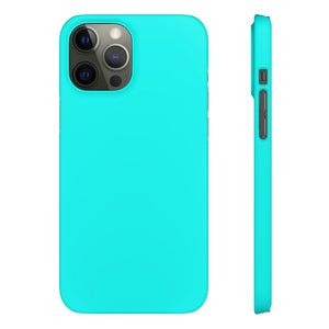 Flourescent Blue iPhone Case (Slim) iPhone 12 Pro Max Matte Phone Case