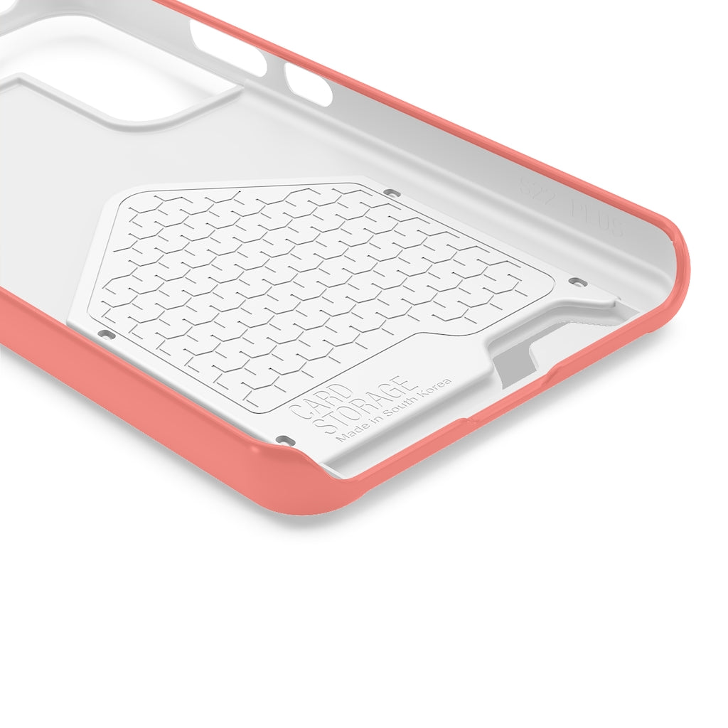 Coral Pink Samsung Case (Card) Phone Case