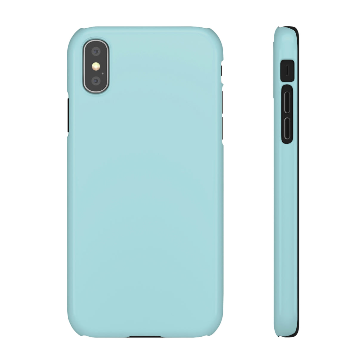 Crystal Blue iPhone Case (Slim) iPhone XS Glossy Phone Case