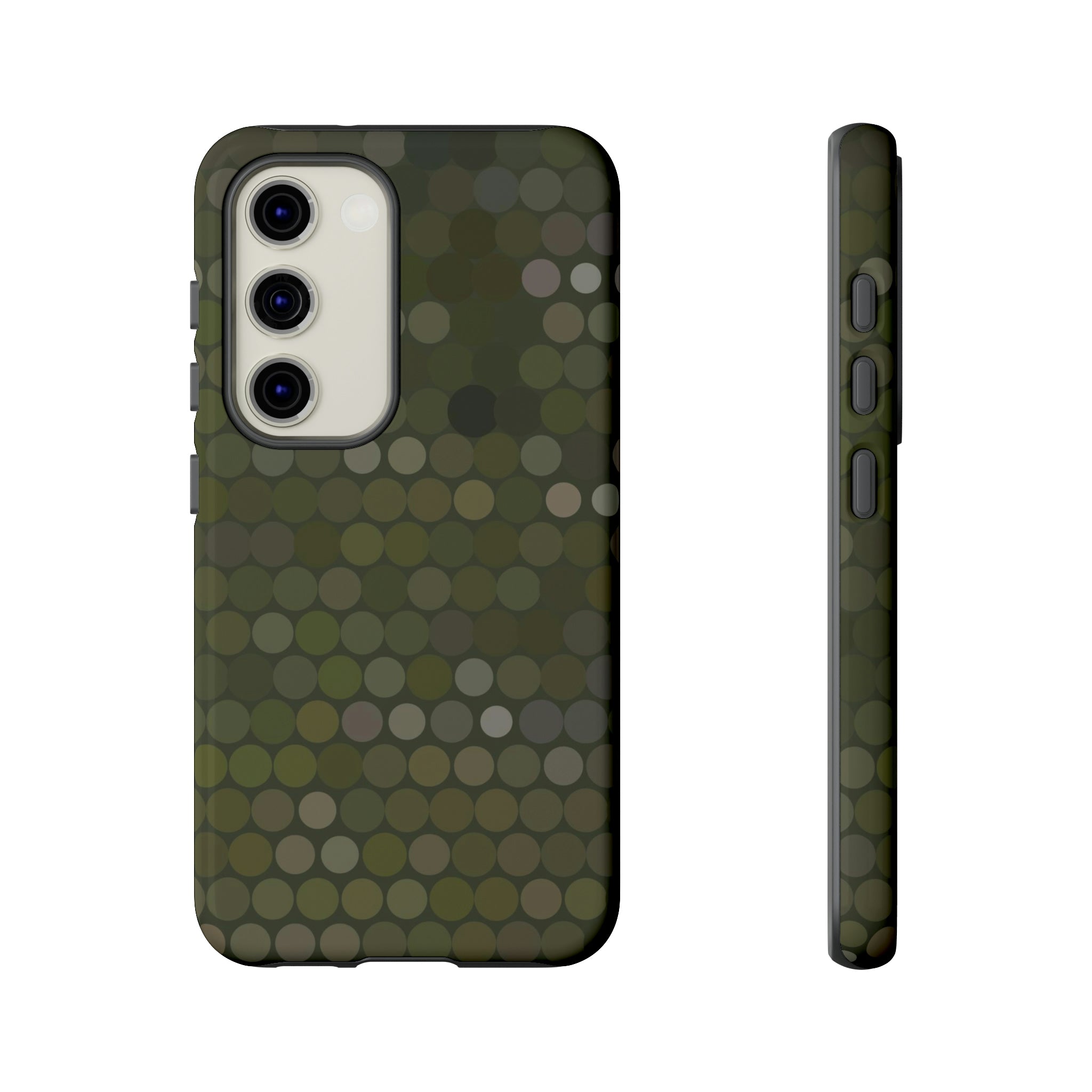 Military Dot Camo Phone case Samsung Galaxy S23 Glossy Phone Case