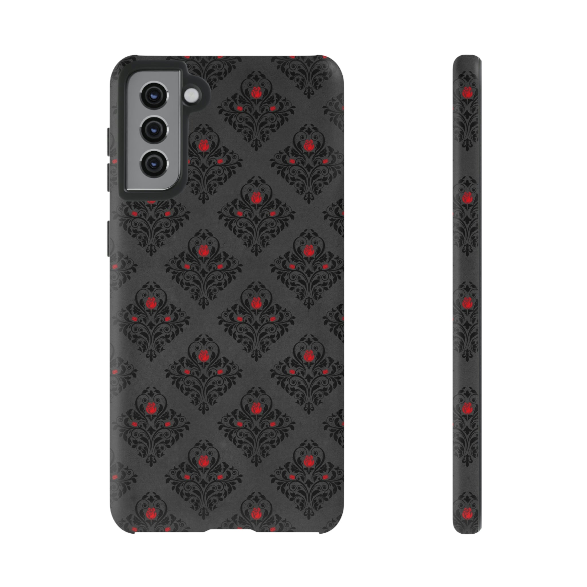 Pixrose Gothic Flower Samsung Case (Protective) Samsung Galaxy S21 Plus Matte Phone Case