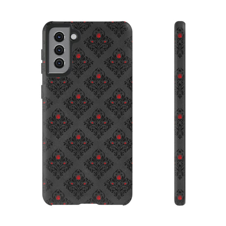 Pixrose Gothic Flower Samsung Case (Protective) Samsung Galaxy S21 Plus Matte Phone Case