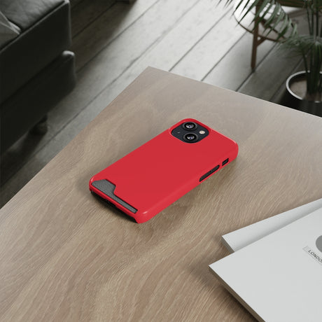 Imperial Red iPhone Case (Card) Phone Case