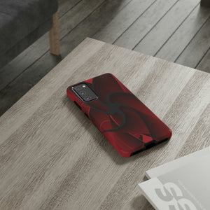 Red Liquid Spiral Android Case (Protective) Phone Case