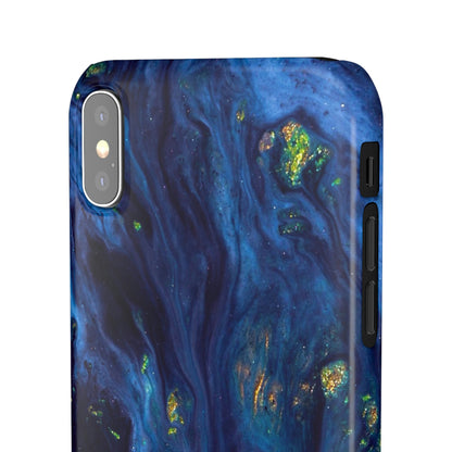 Green Opal Ink Art iPhone Case (Slim) Phone Case