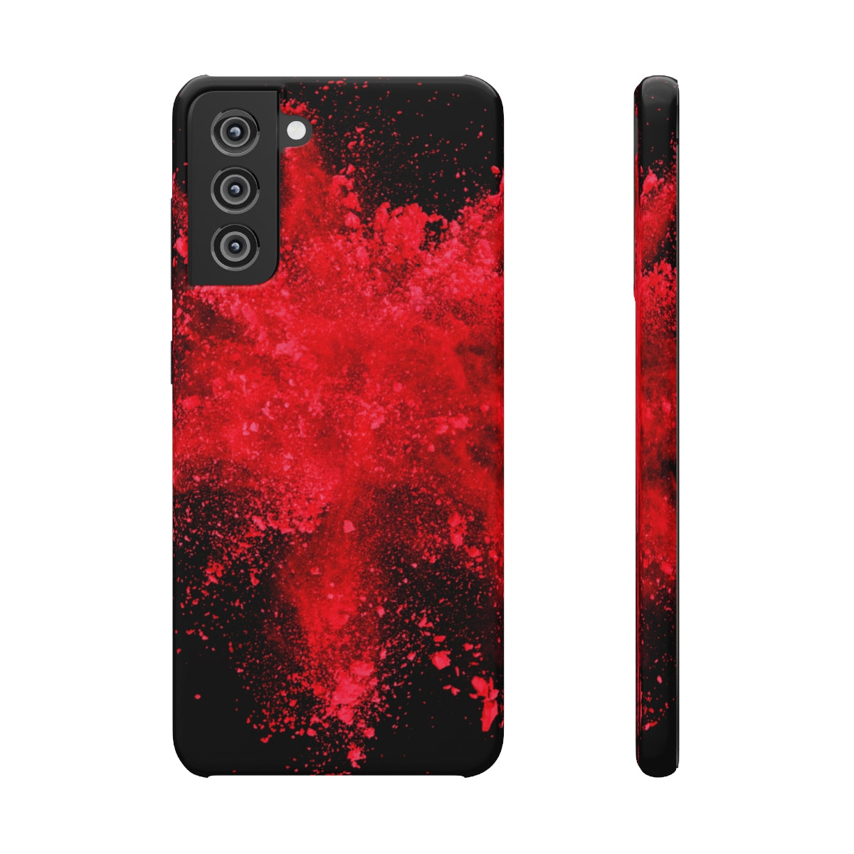 Red Explosion Samsung Case (Slim) Samsung Galaxy S21 Glossy Phone Case