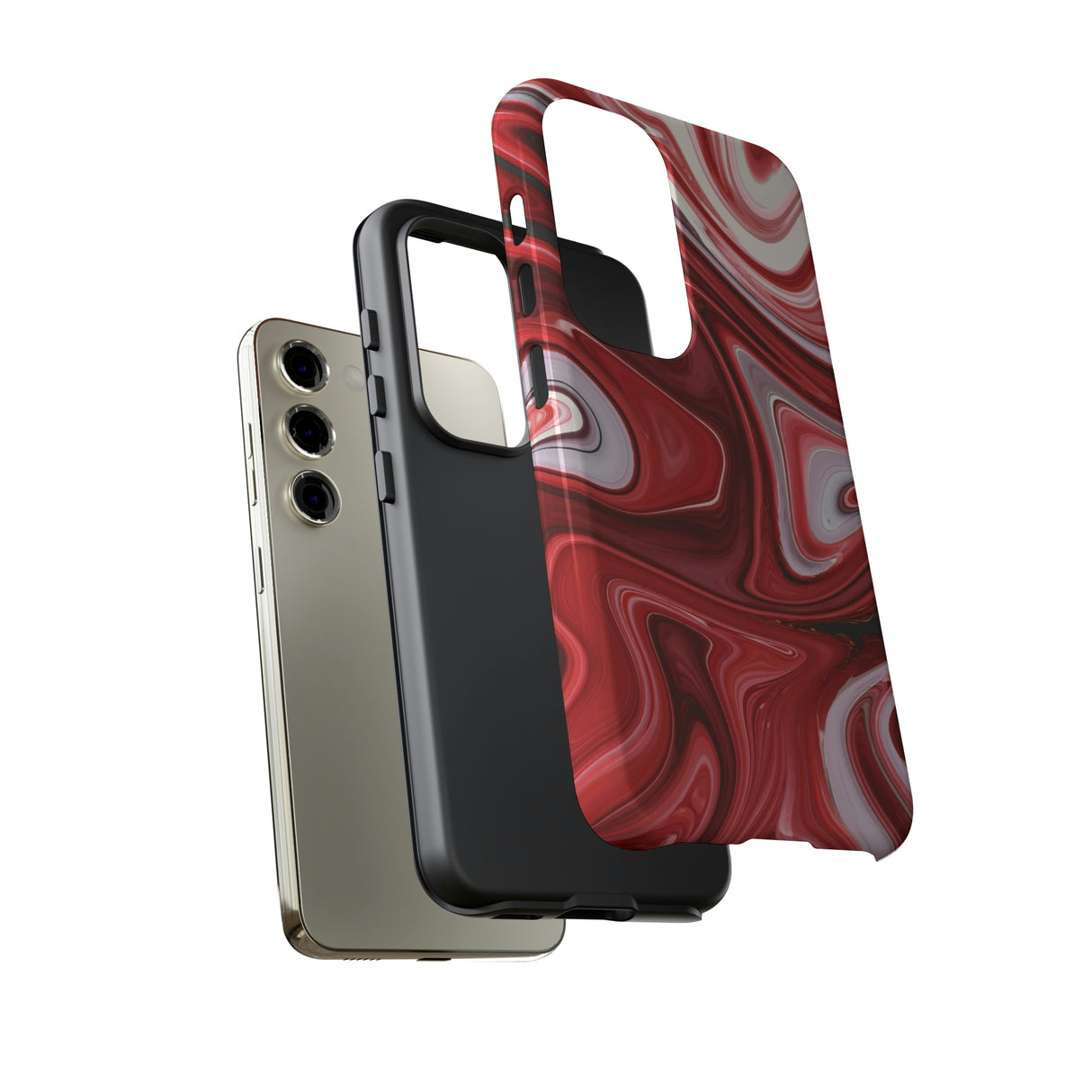 Red White Liquid Android Case (Protective) Phone Case