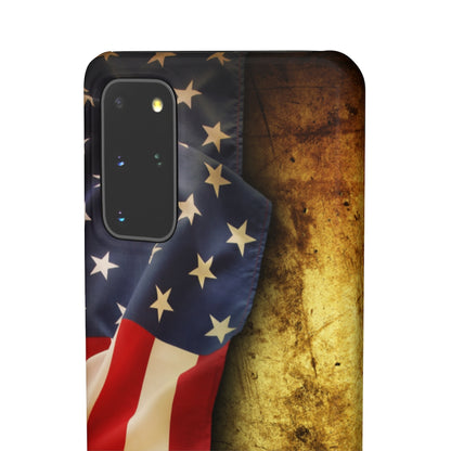 Close up of American flag Samsung/iPhone (Slim) Samsung Galaxy S20+ Glossy Phone Case