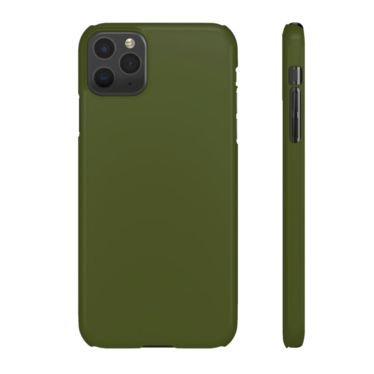 Army Green iPhone Case (Slim) iPhone 11 Pro Max Glossy Phone Case