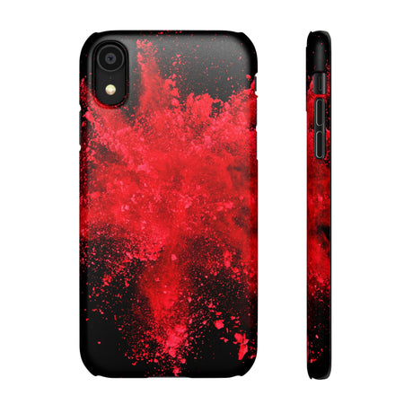 Red Explosion iPhone Case (Slim) iPhone XR Matte Phone Case