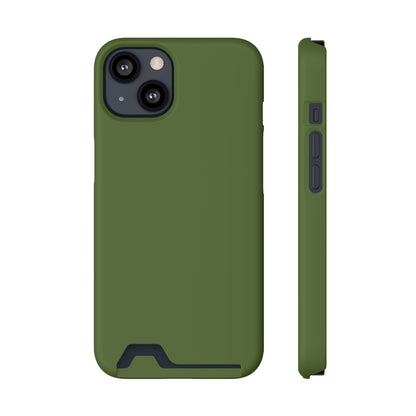 Dark Olive Green iPhone Case (Card) iPhone 13 Matte With gift packaging Phone Case