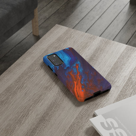 Orange Flame Ink Art Android Case (Protective) Phone Case