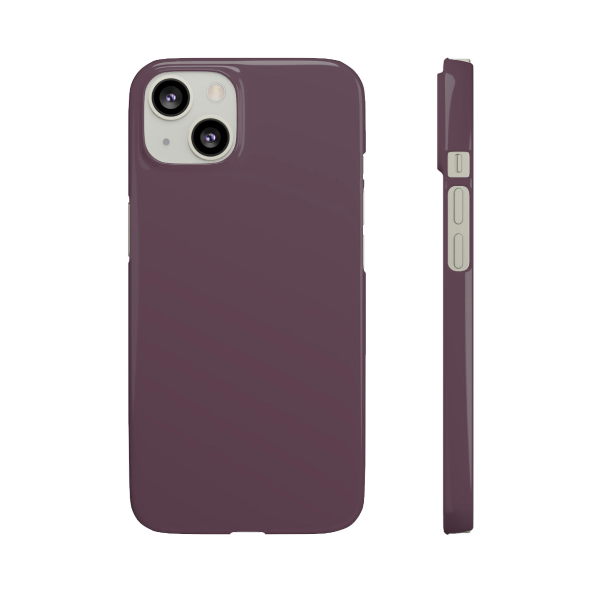 Eggplant iPhone Case (Slim) iPhone 13 Glossy Phone Case