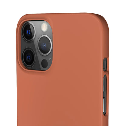 Copper Red iPhone Case (Slim) Phone Case