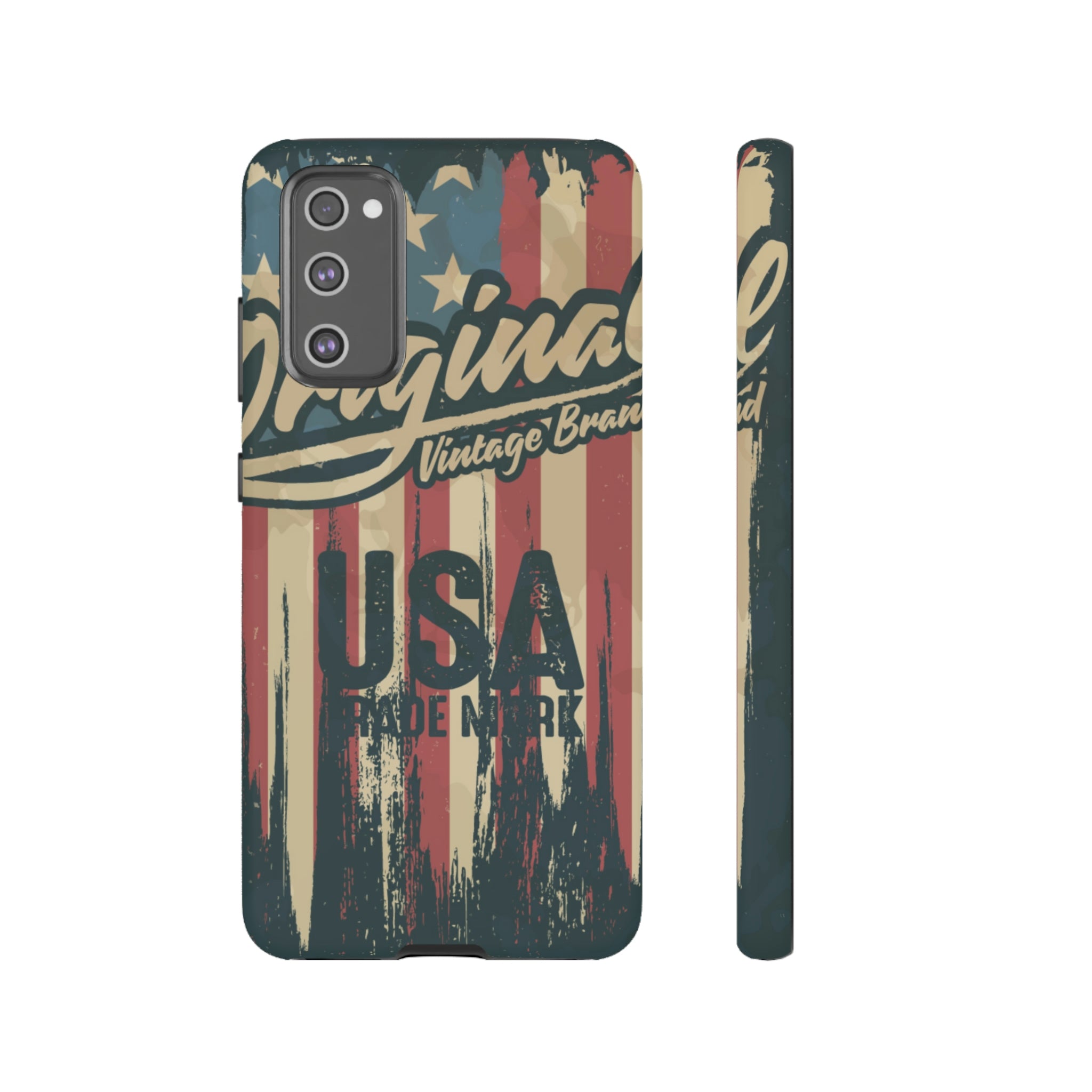 American Vintage Flag Android Case (Protective) Samsung Galaxy S20 FE Matte Phone Case