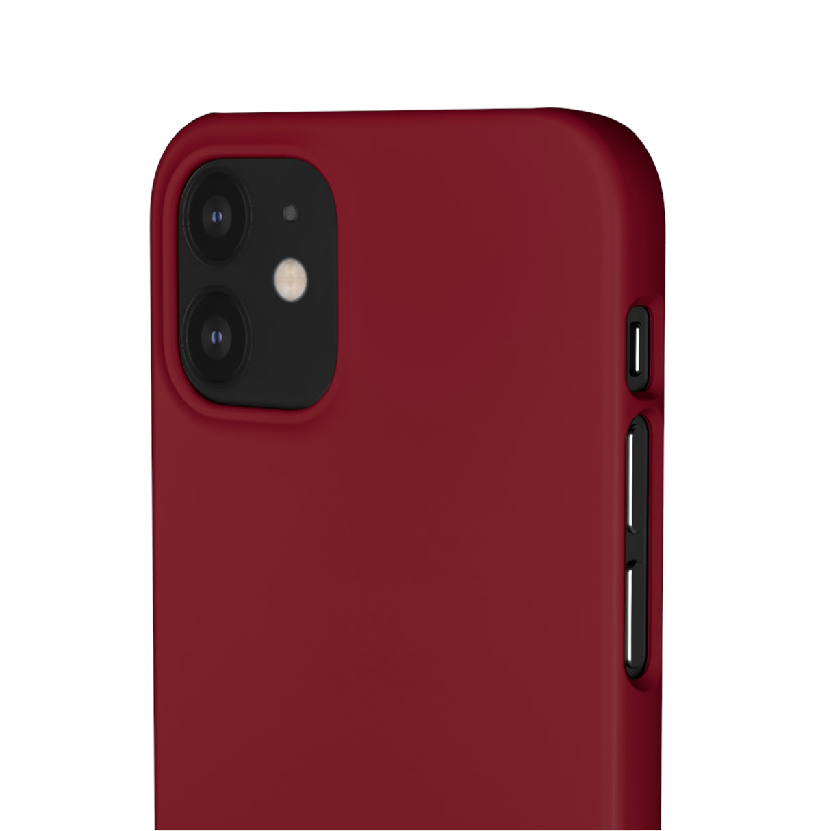 Burgundy Red iPhone Case (Slim) Phone Case