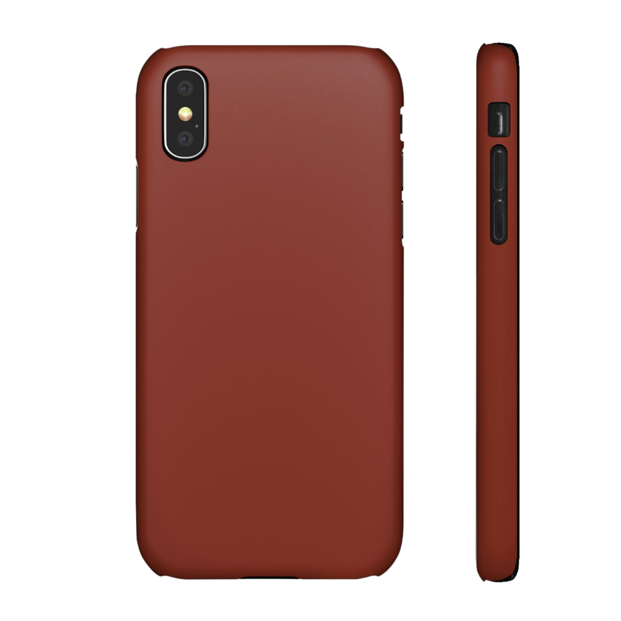 Burnt Umber iPhone Case (Slim) iPhone X Matte Phone Case