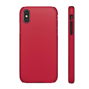 Cardinal Red iPhone Case (Slim) iPhone X Matte Phone Case