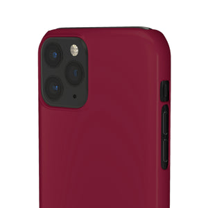 Claret Red iPhone Case (Slim) Phone Case