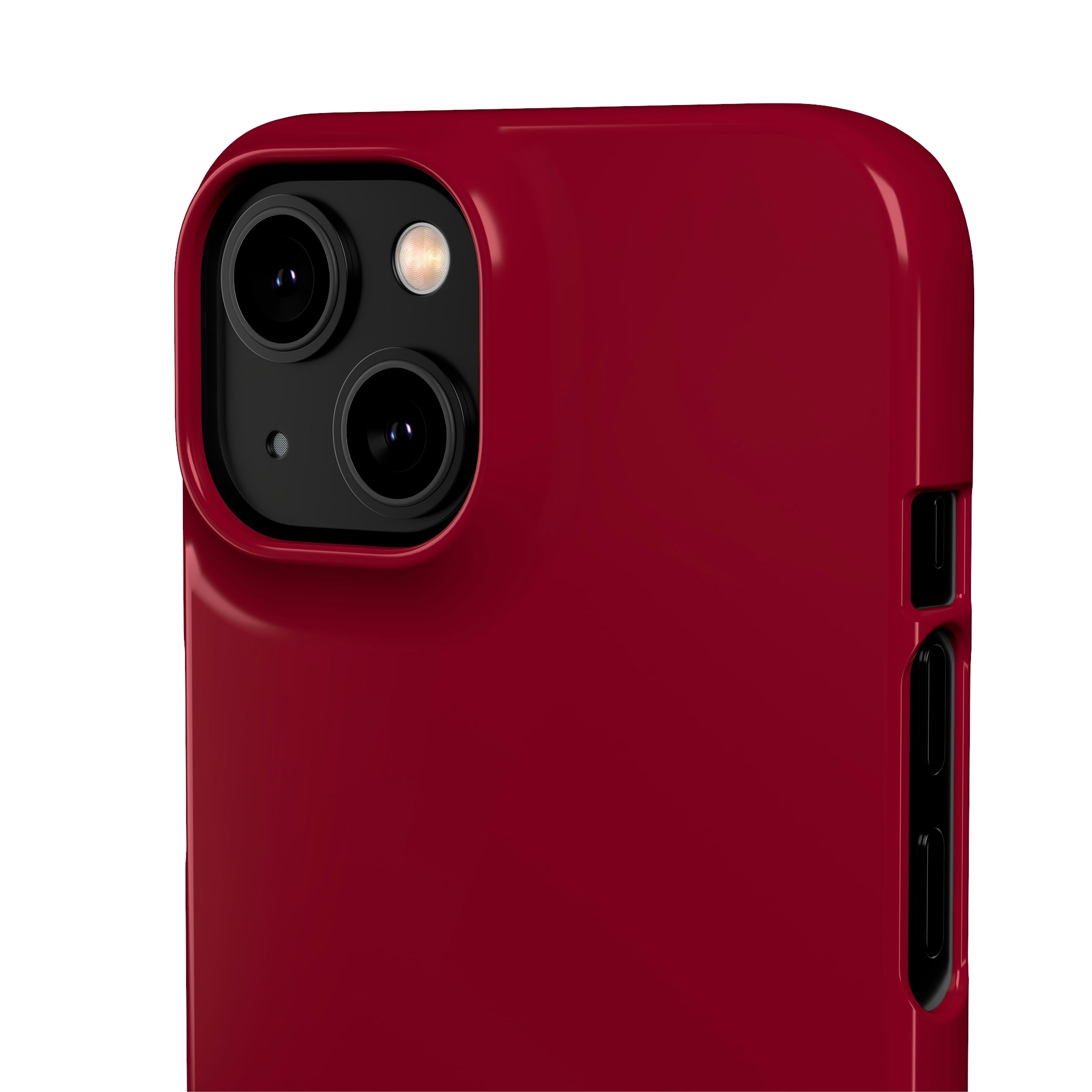 Burgundy Red iPhone Case (Slim) Phone Case