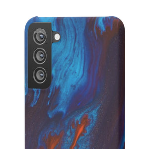 Orange Flame Ink Art Android Case (Slim) Phone Case