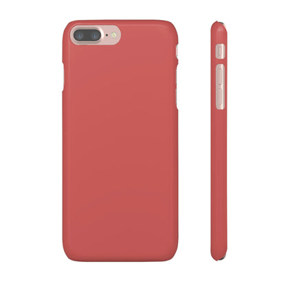 Indian Red iPhone Case (Slim) iPhone 7 Plus Glossy Phone Case