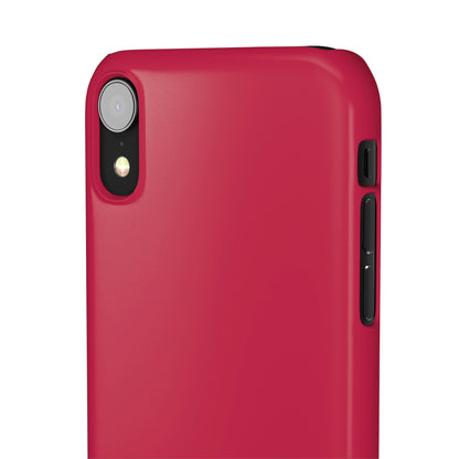 Bright Maroon iPhone Case (Slim) Phone Case