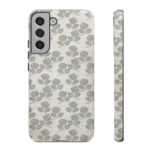 Roseniara Gothic Flower Samsung Case (Protective) Samsung Galaxy S22 Plus Matte Phone Case