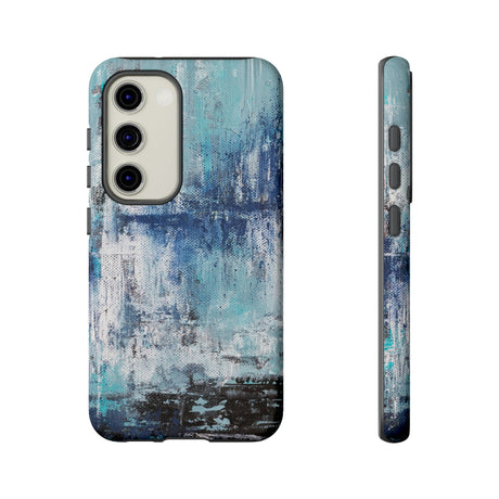 Blue Acrylic Android Case (Protective) Samsung Galaxy S23 Matte Phone Case