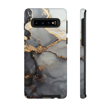 Grey Marble Android Case (Protective) Samsung Galaxy S10 Glossy Phone Case