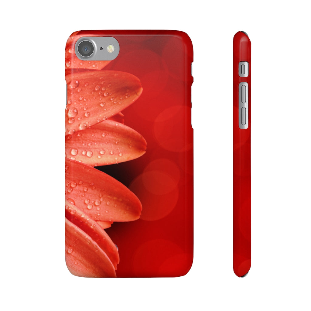 Red Spring Flower Samsung/iPhone (Slim) Phone Case