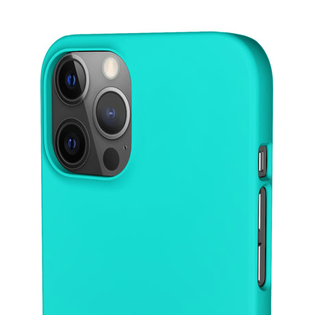 Bright Turquoise iPhone Case (Slim) Phone Case