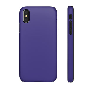 Dark Slate Blue iPhone Case (Slim) iPhone X Matte Phone Case