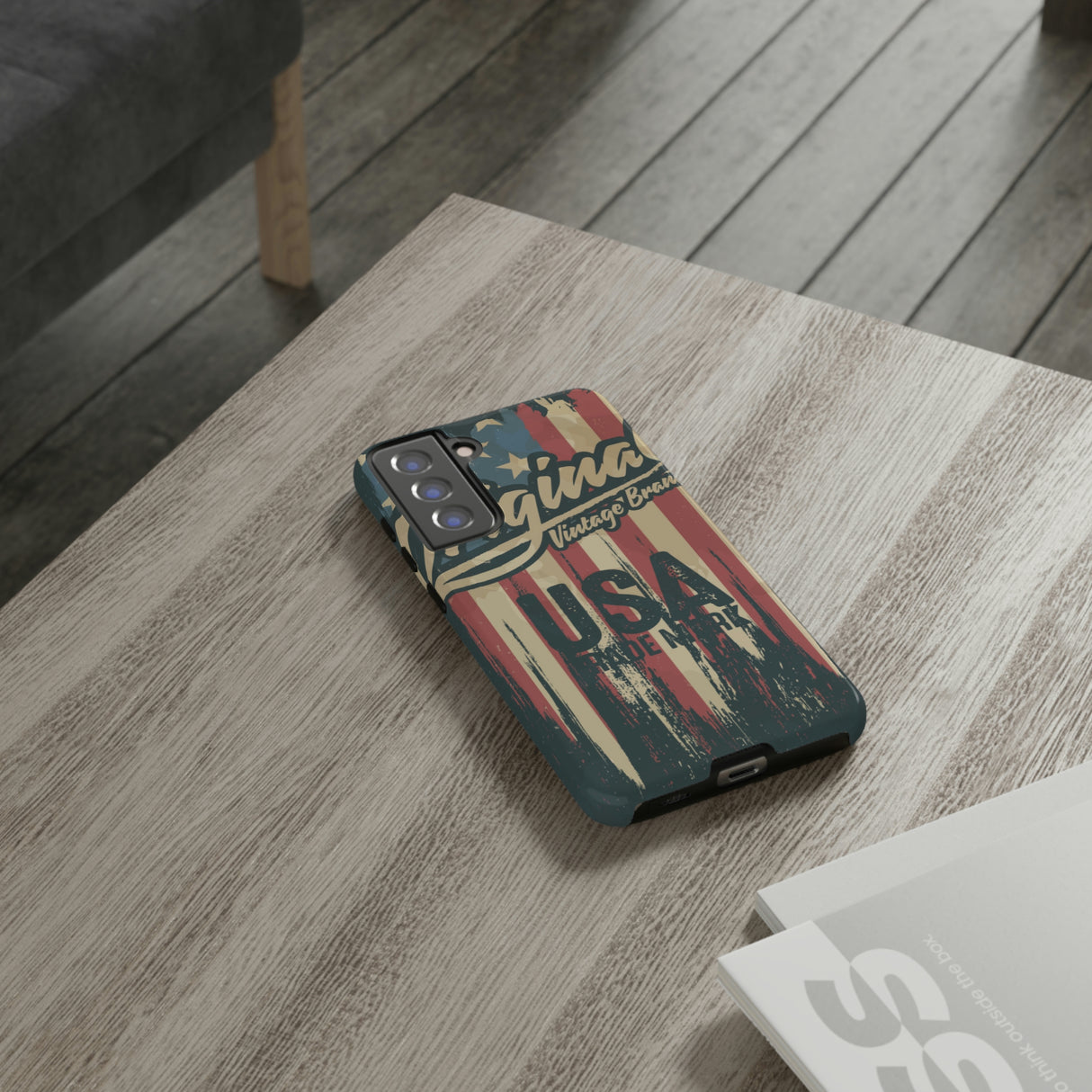 American Vintage Flag Android Case (Protective) Phone Case