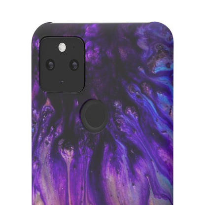 Purple Flow Ink Art Android Case (Slim) Phone Case