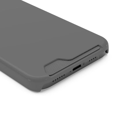 Dim Gray iPhone Case (Card) Phone Case