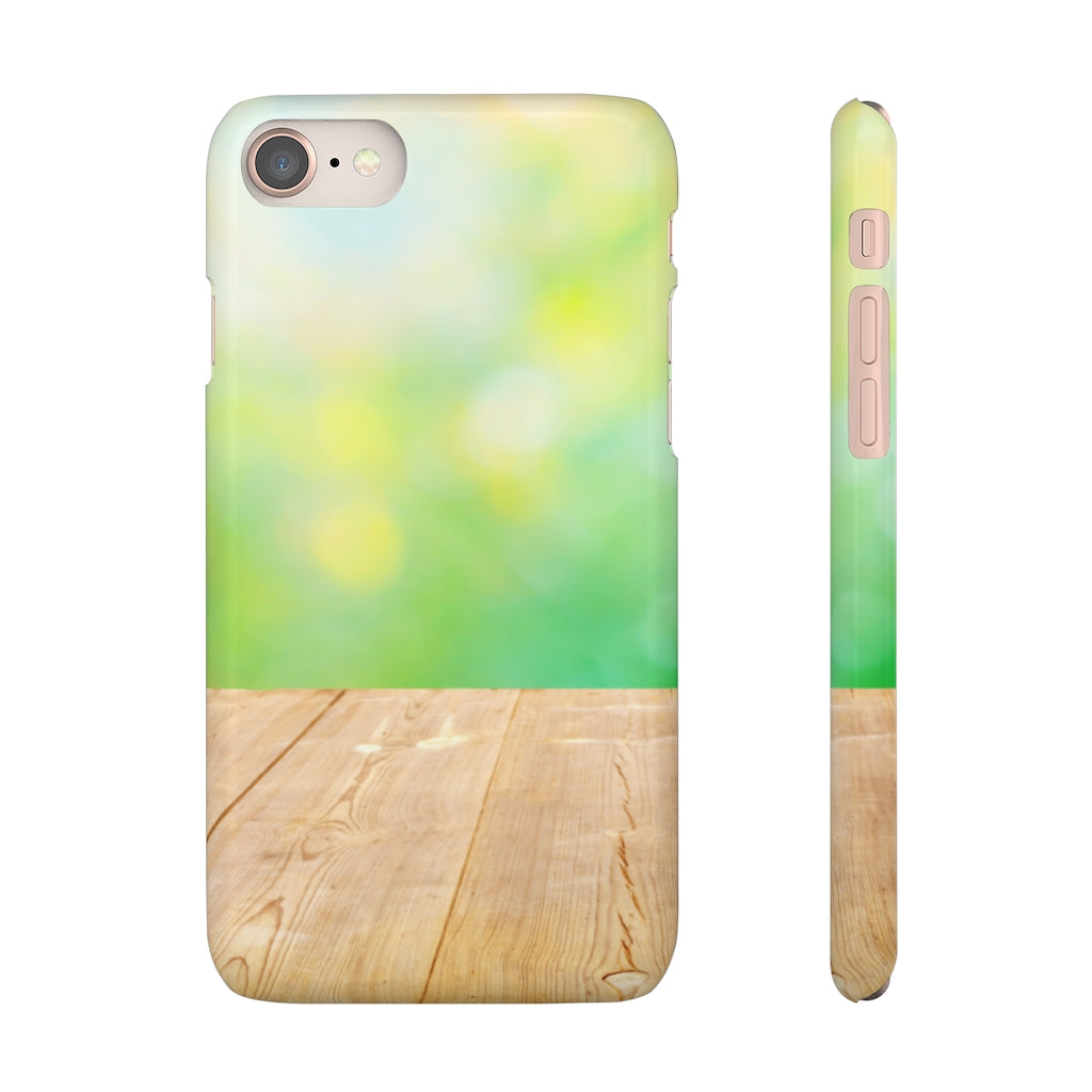 Summer Background With Wooden Pier Samsung/iPhone (Slim) Phone Case