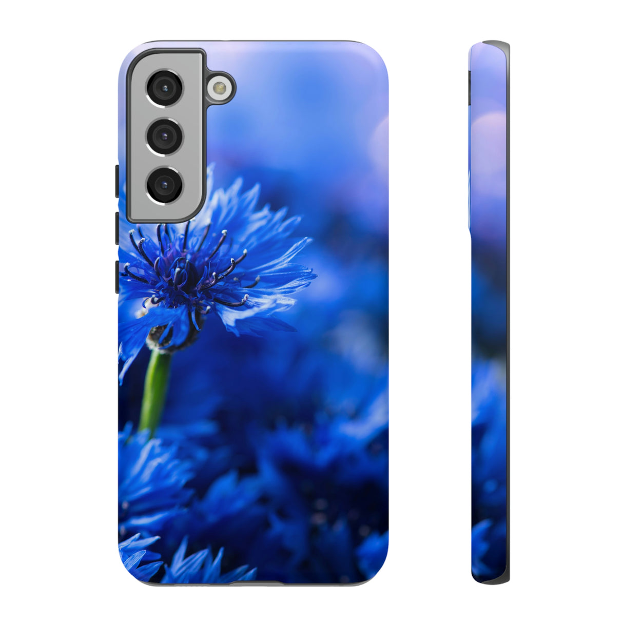 Cornflower Blue Android Case (Protective) Samsung Galaxy S22 Plus Matte Phone Case