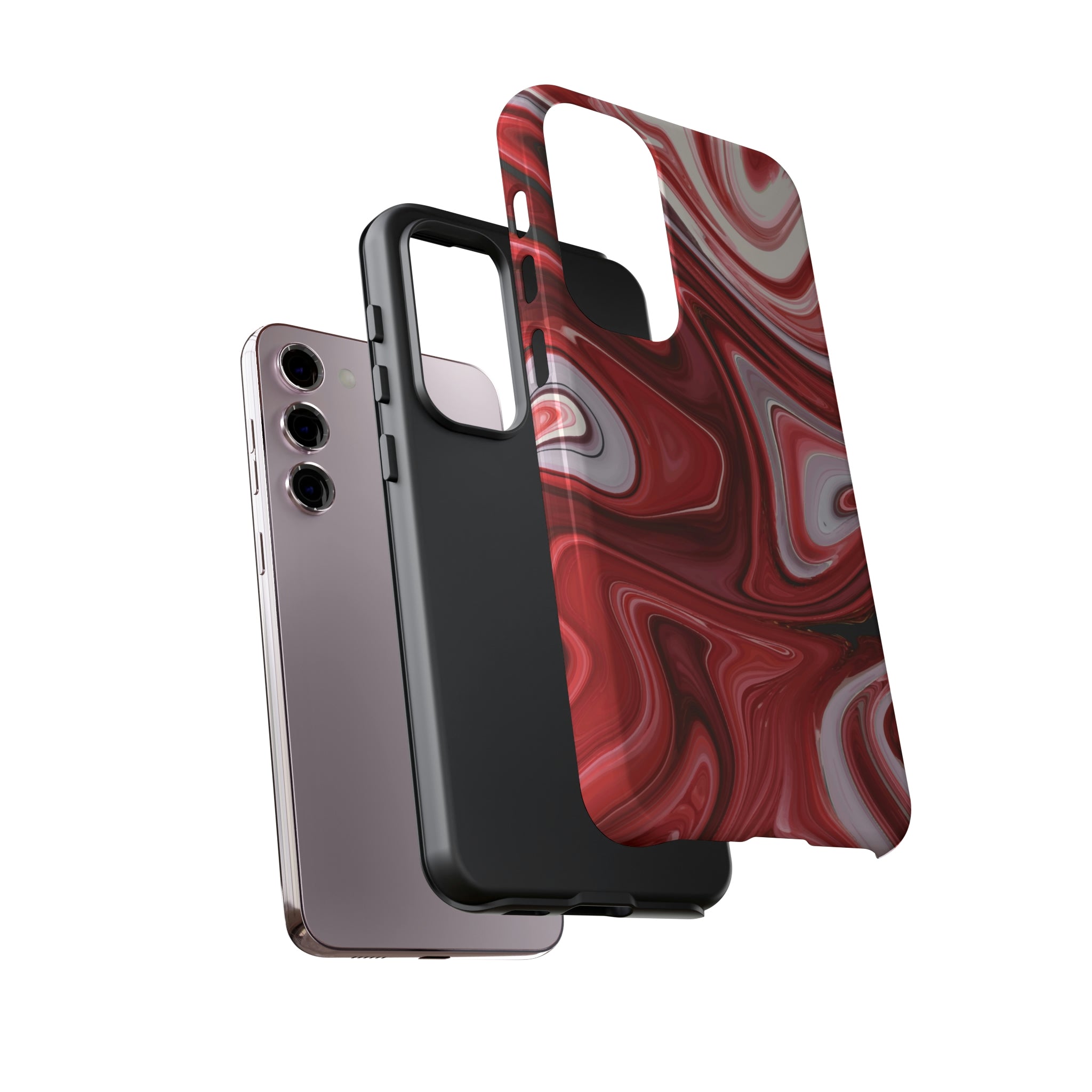 Red White Liquid Android Case (Protective) Phone Case